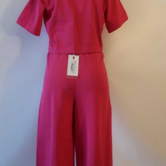 NWT Womens Endless Rose Sanctuary Hot Pink Loungewear Knit 2 Pc Set Top Pants M - Picture 11 of 13